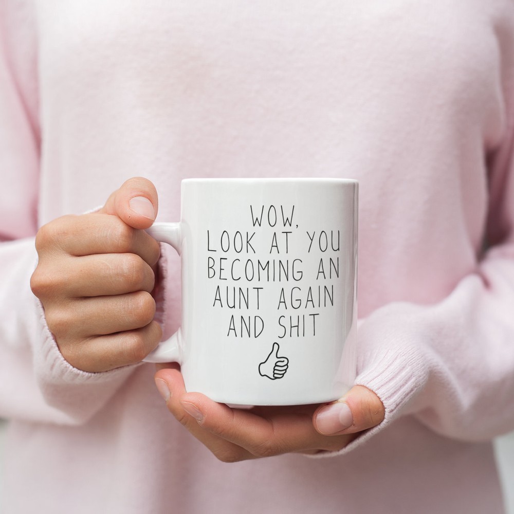 Funny Aunt-To-Be Pregnancy Announcement Gift for New Aunts