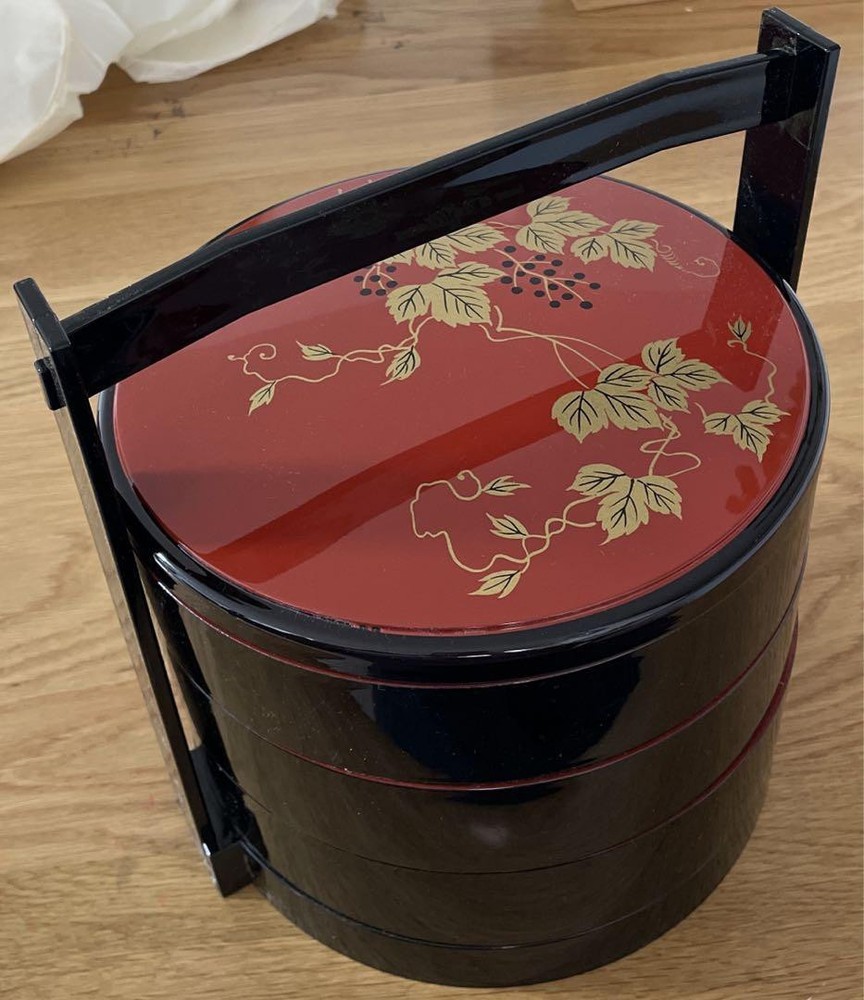 Limited Time 3-Tier Synthetic Lacquerware with Urethane Coating-image