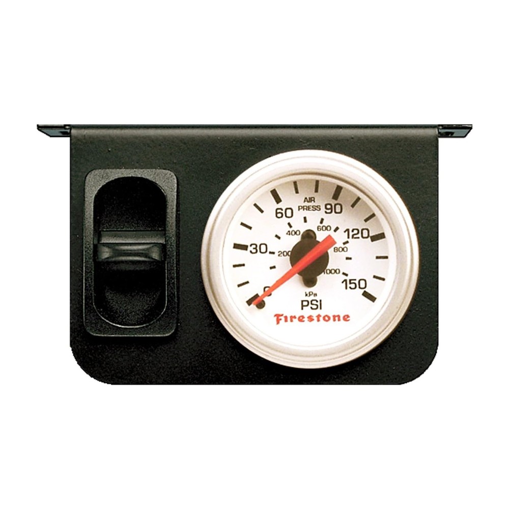 Firestone Electric 0-150 PSI White Faced Analog Air Pressure Gauge 2229