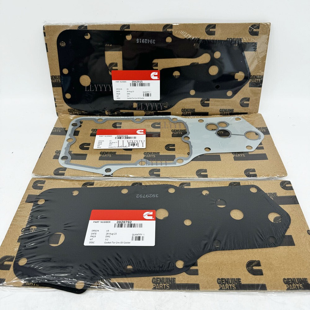 Oil Cooler Gasket Kit for Dodge 89-02 5.9L 12V Cummins 6BT 4932124 3929792