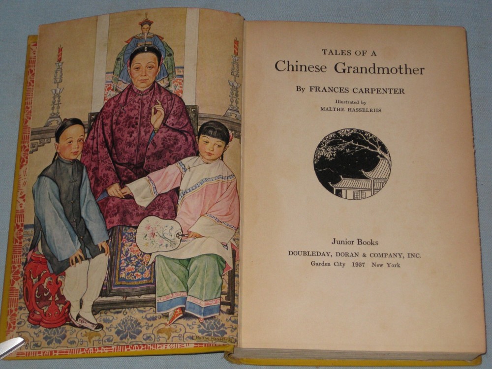 1937 BOOK TALES OF A CHINESE GRANDMOTHER BY FRANCES CARPENTER