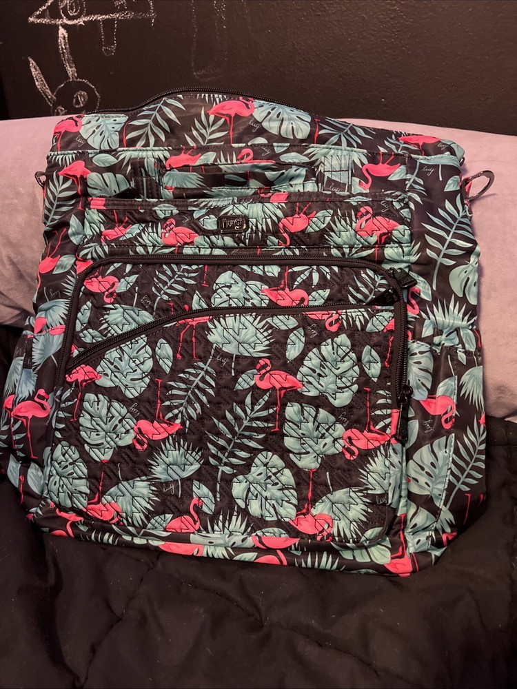 Lug Via Travel Convertible Backpack In Flaming Black