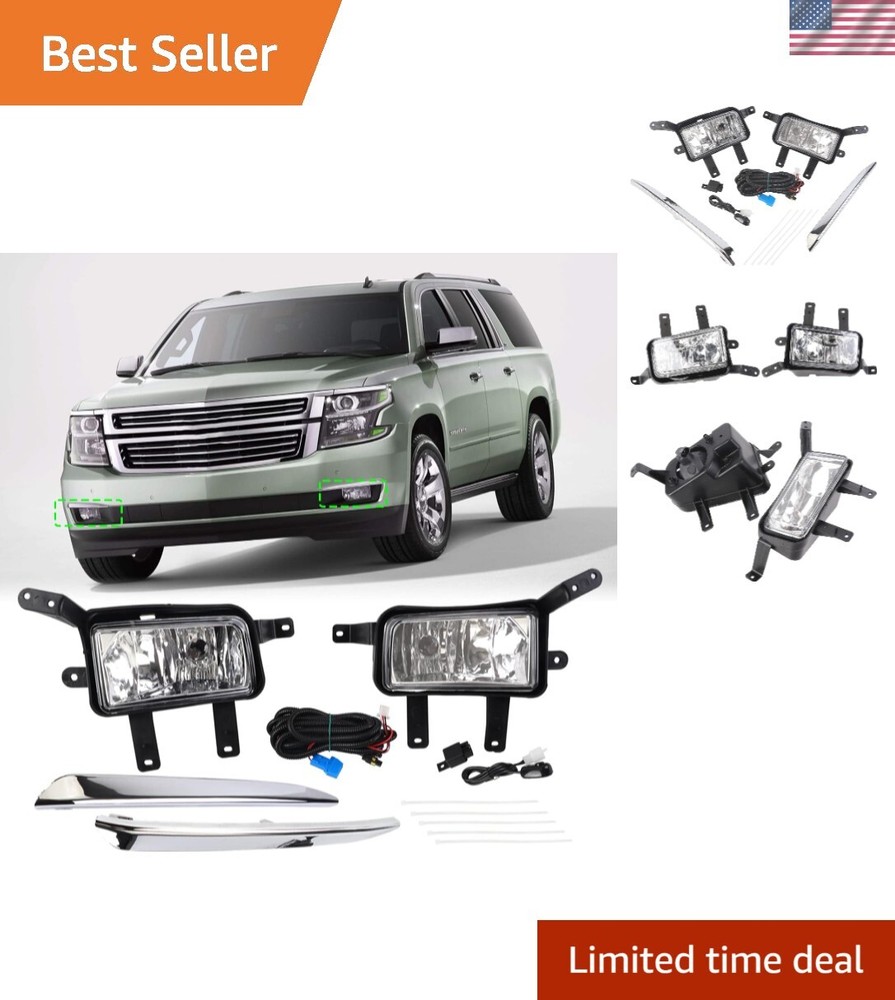 Fog Lights Compatible With 2015 2016 2017 2018 2019 2020 Driving Fog Lights w...