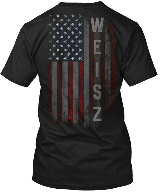 Weisz Family American Flag T-Shirt Made in the USA Size S to 5XL