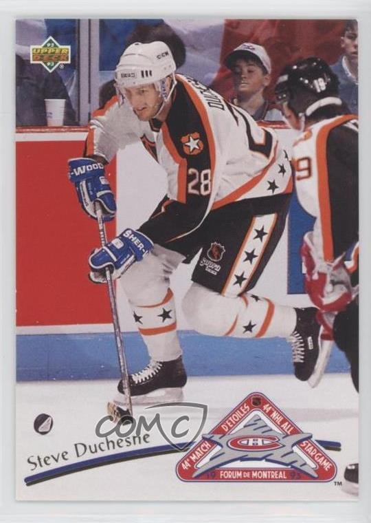 1992-93 Upper Deck All-Stars Hockey Card Steve Duchesne #2