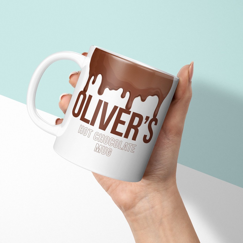 Personalised Mug Hot Chocolate Mug Personalised Gift Custom Mug & Coaster