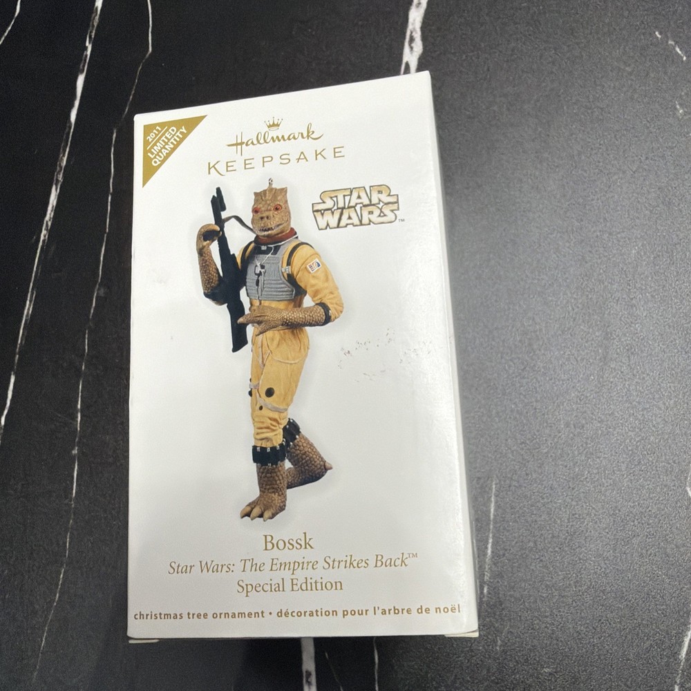 Hallmark Keepsake 2011 Bossk Star Wars Ornament Special Edition-NIB