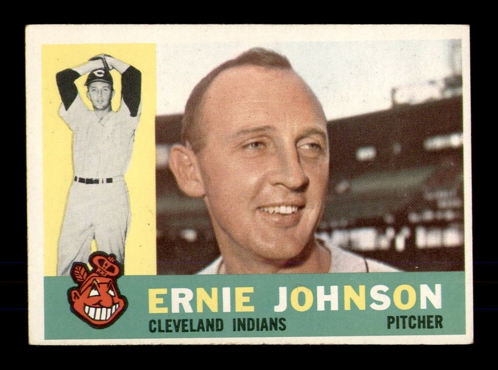 1960 Topps #228 Ernie Johnson EX-MINT Graded by OBGcards