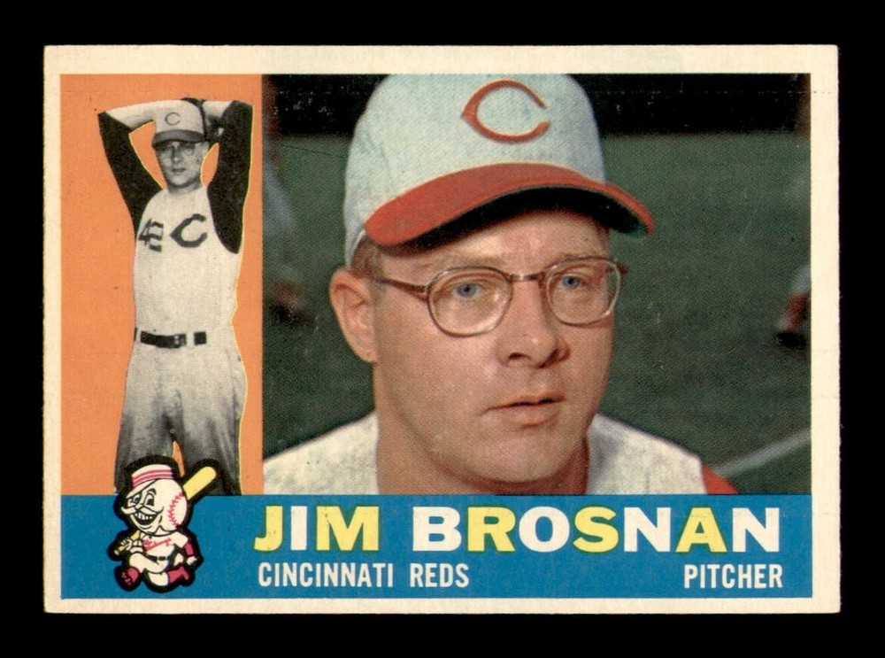 1960 Topps #449 Jim Brosnan EX-MT Vintage Baseball Card OBGcards