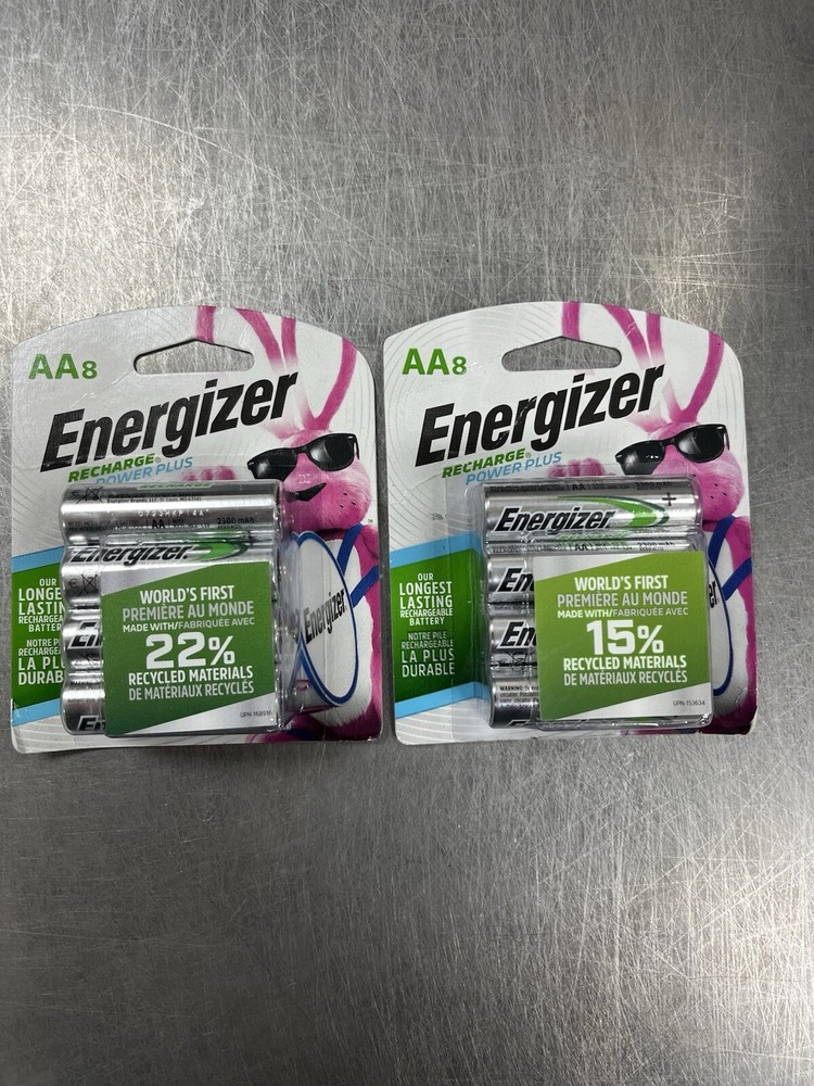 16 Energizer Rechargeable AA Batteries New