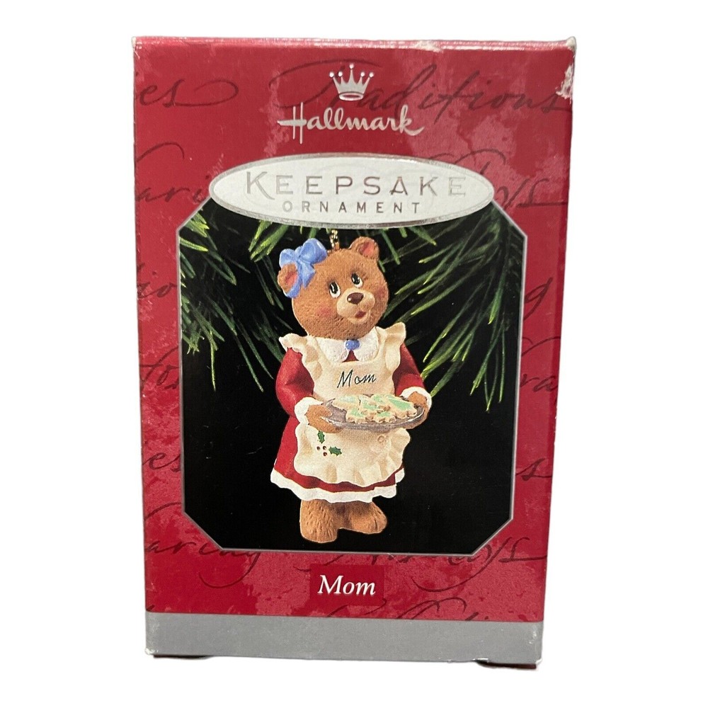 1998 Keepsake Mom Bear Christmas Ornament from Hallmark Mom's Special Touch Collection