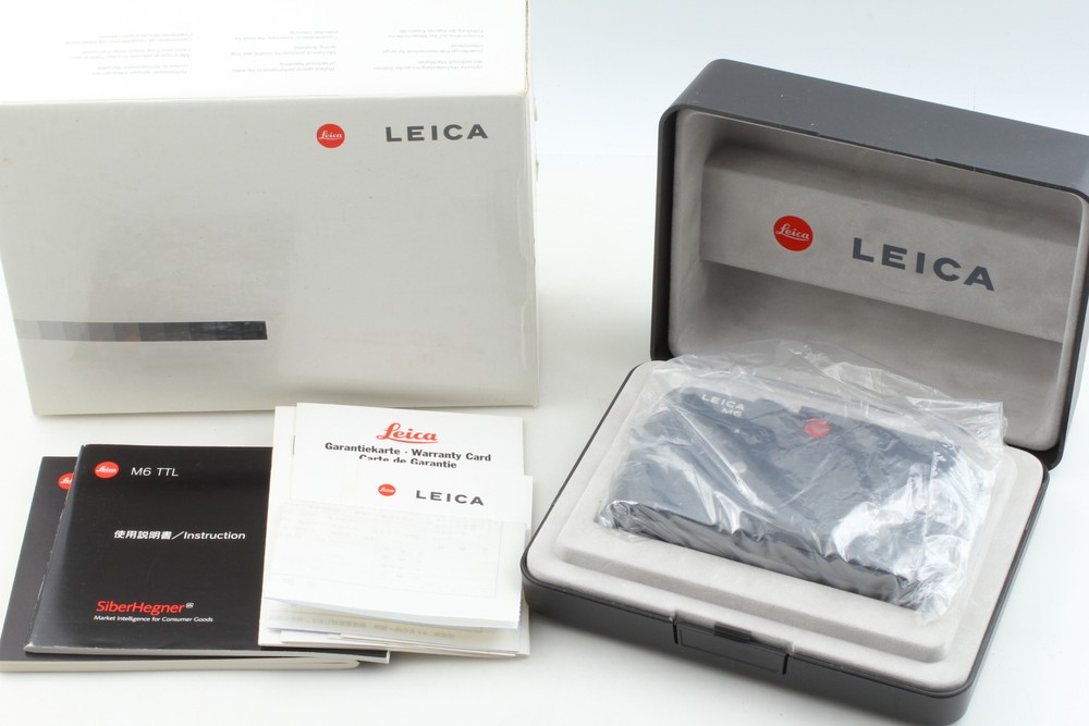 Rare Japan Limited Leica M6 TTL 0.72 Black 35mm Film Camera Top MINT in Box 10433
