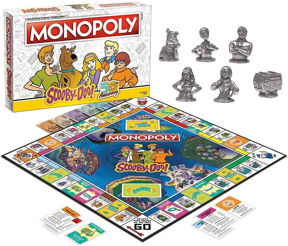 Scooby-Doo Monopoly Board Game for 2-6 Players | Family Fun