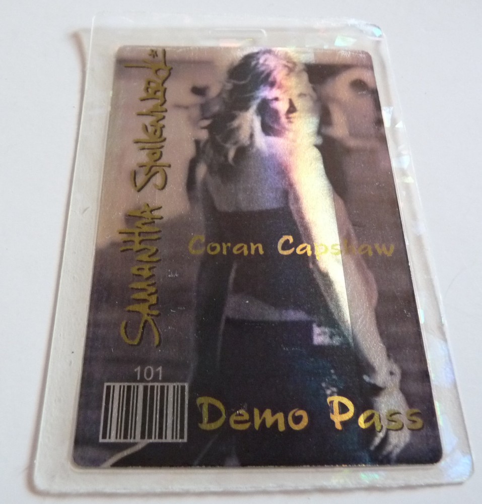 Samantha Stollenwerck DEMO Concert Tour Backstage Laminate Pass D12