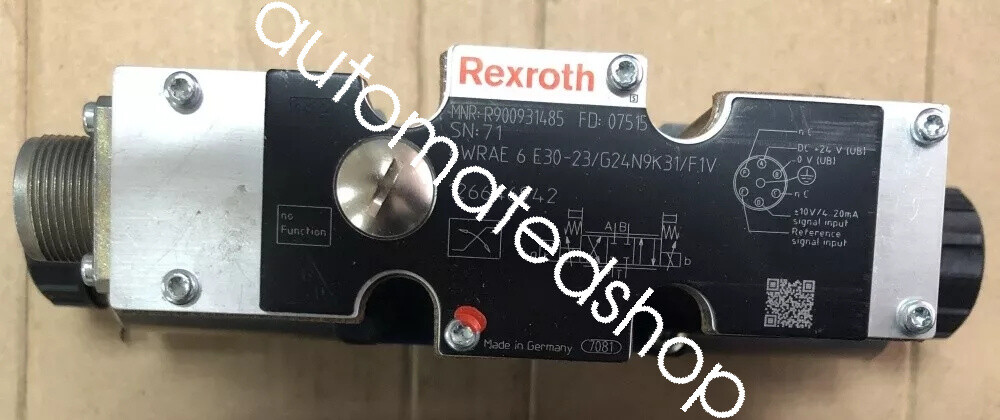 4WRAE6E30-23/G24N9K31/F1V R900931485 Rexroth  valve new