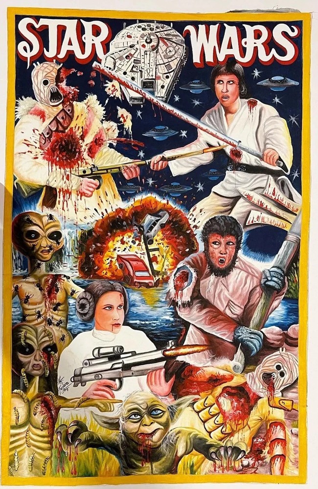 Star Wars Themed Wall Art Poster Home Decor No Frame Included  