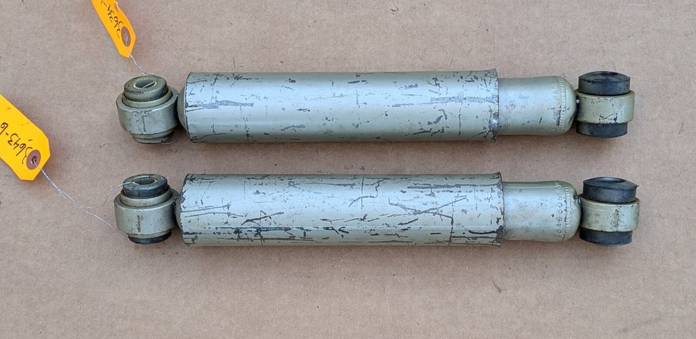 1972-74 Plymouth Dodge B-body Heavy-Duty Oriflow REAR SHOCK Pair NOS MoPar