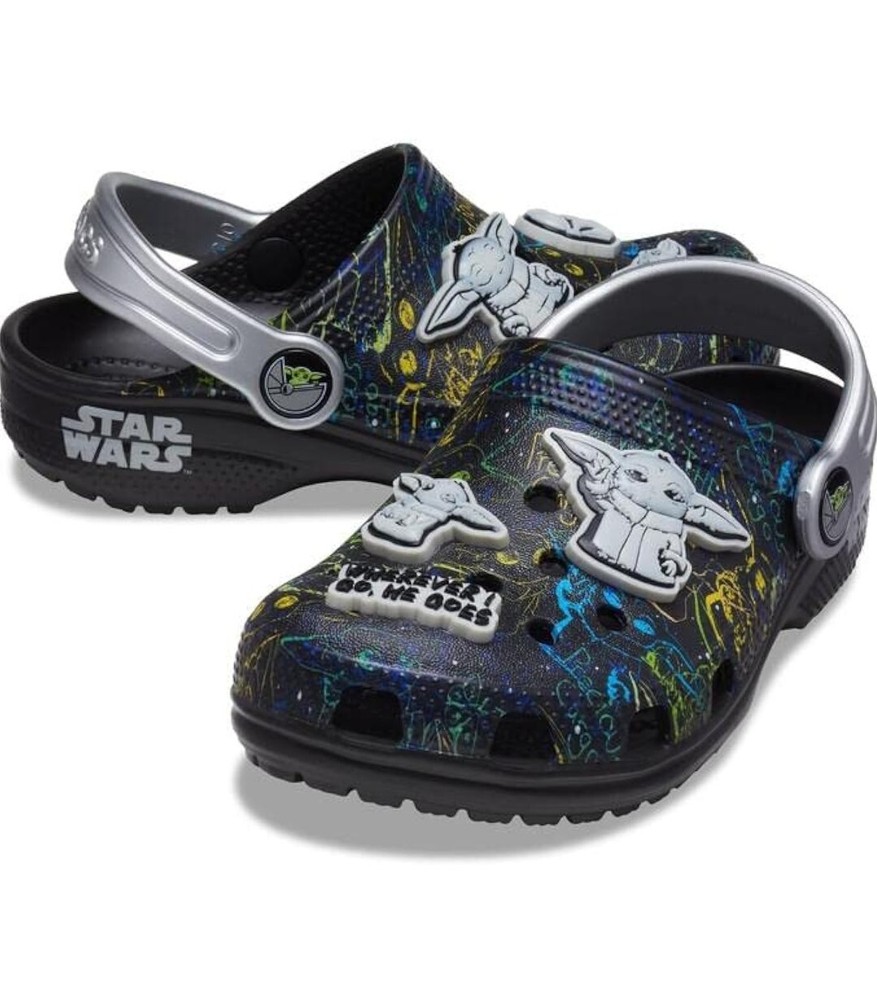 Crocs Star Wars Mandalorian Grogu Baby Yoda The Child Toddler Kids Size 7