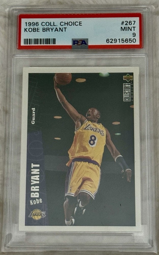 1996 UD Collector's Choice #267 Kobe Bryant Rookie RC Lakers HOF PSA 10 GEM MINT