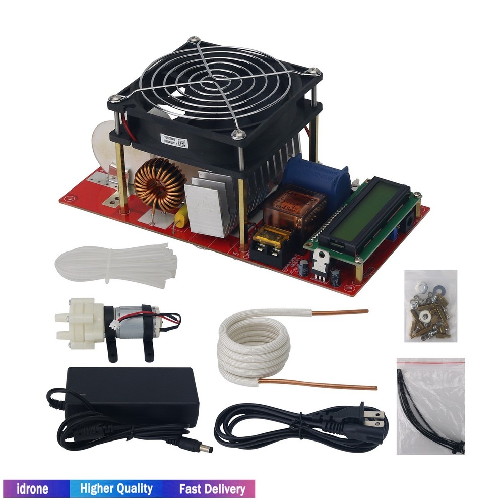 2000W High-Power ZVS High-Frequency Induction Heater Module for Heating/Melting