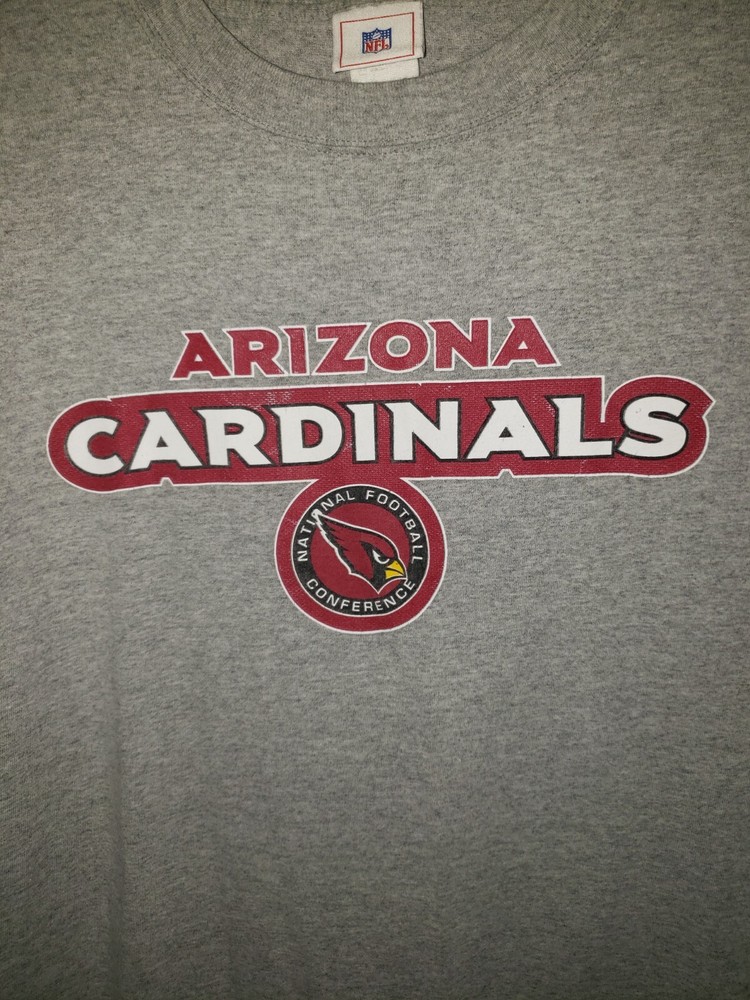 Mens Graphic Nfl Arizona Cardinals Gray T Shirt  Size Large ? ( See Measurements
