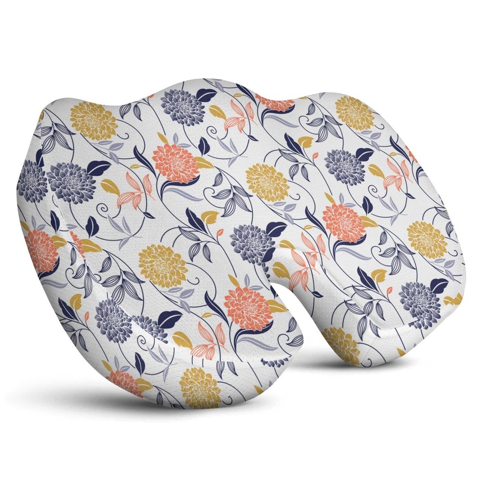 Flower Office Chair Cushion for Back Pain Relief - Car Seat Cushion for Drivi...