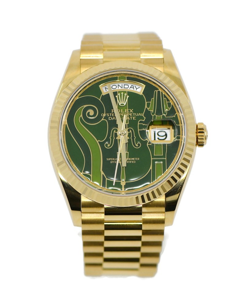 Rolex Day Date Vienna Philharmonic 18K Yellow Gold Watch 128238