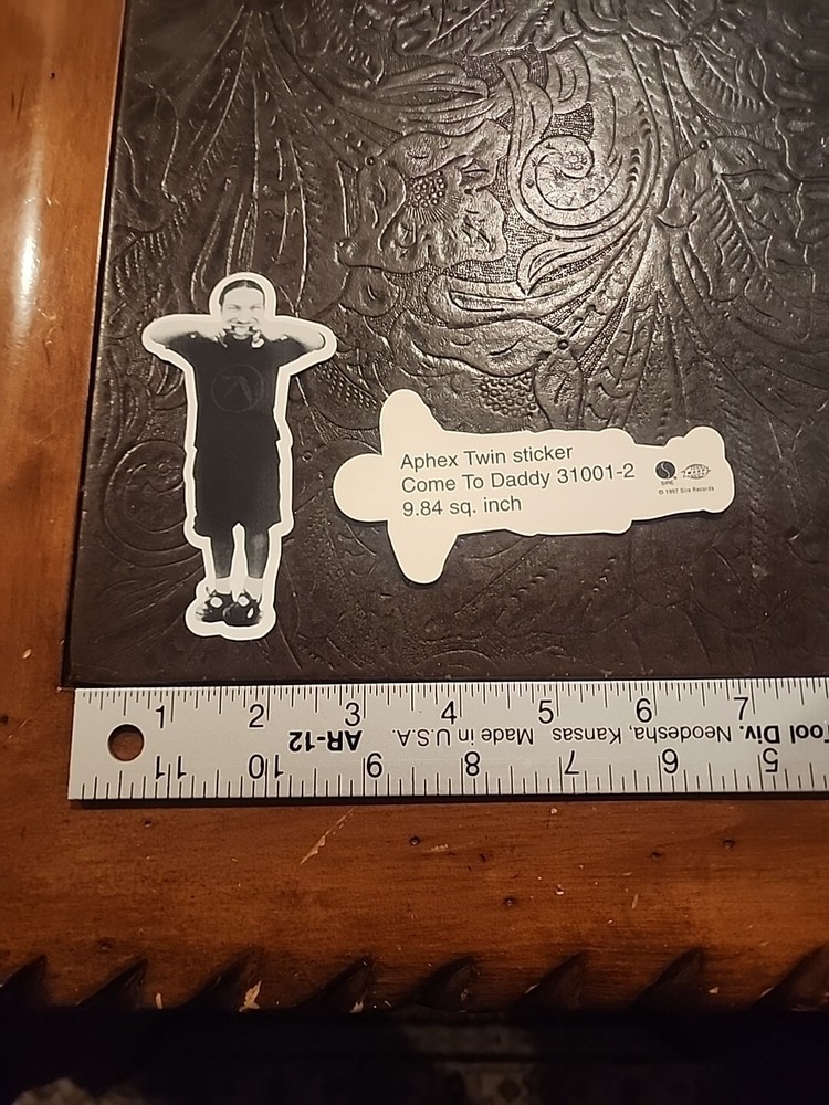 NOS Aphex Twin Come To Daddy CD/Album Release Promo Sticker