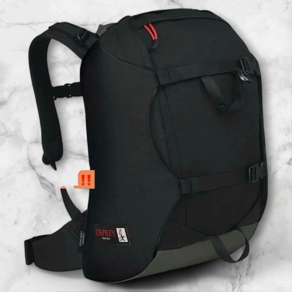 Osprey Heritage Scarab 30L Black Mountaineering Backpack Rucksack New