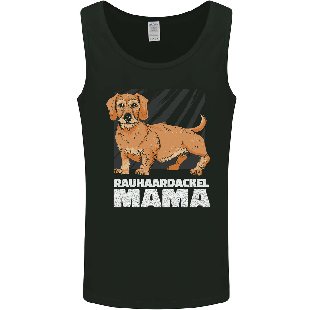 Dogs Rauhaardackel Mama Mens Vest Tank Top