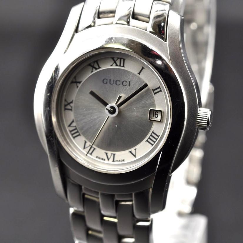 Gucci 5500L Quartz Analog Date Watch Battery Replaced