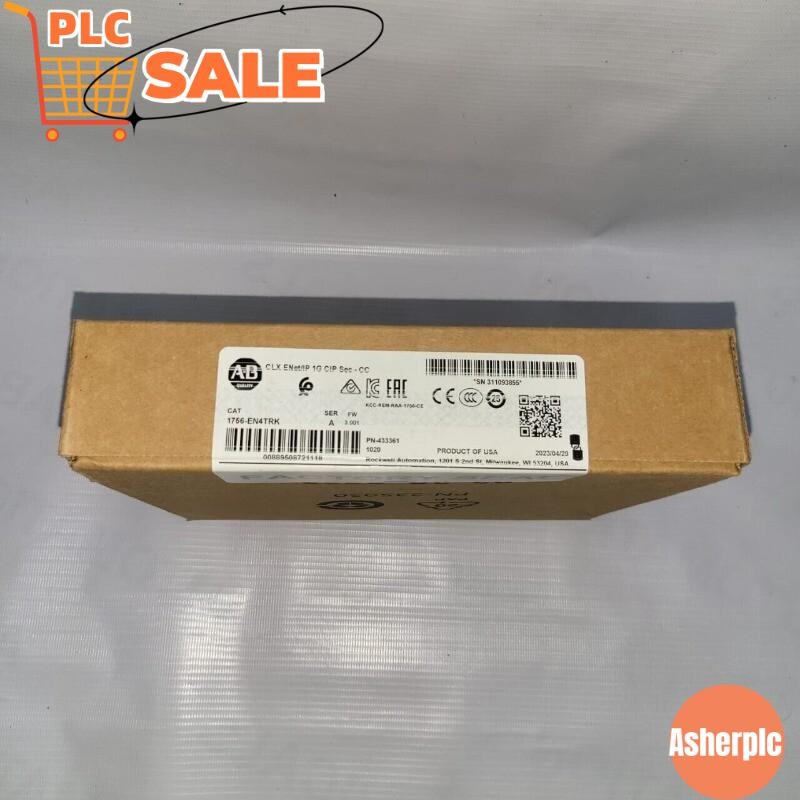 AB 1756-EN4TRK ControlLogix 4-Port Ethernet/IP Communication Module US Free Tax