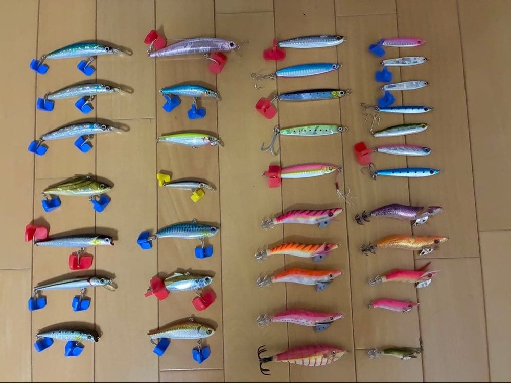 Megabass Daiwa Sea Bass Lures Jig Egi 14 pcs Bulk Used
