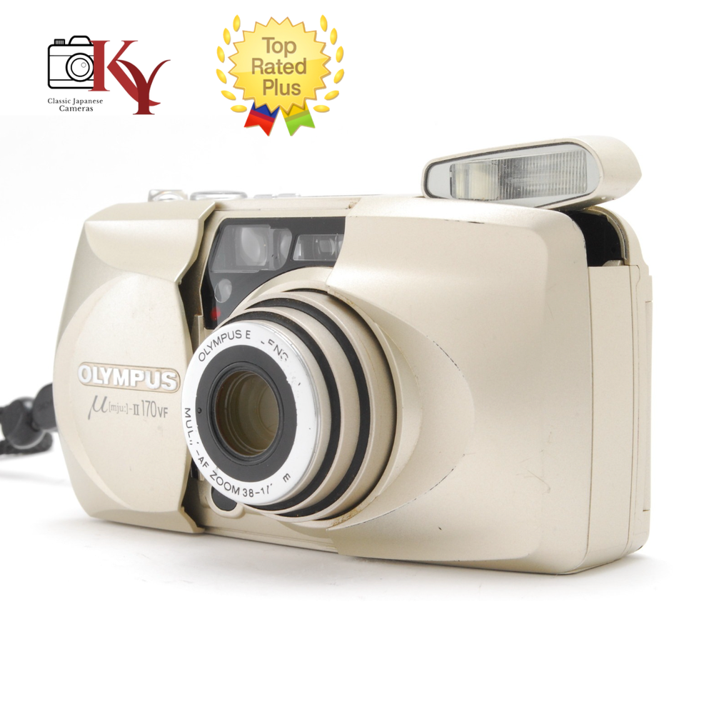 ⏯️[ NEAR MINT] Olympus μ mju II 170 VF Point & Shoot 35mm Film Camera From JAPAN