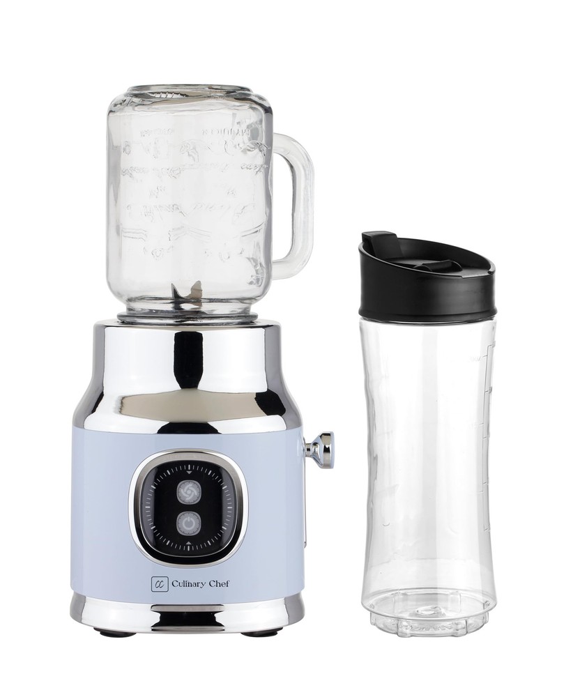 Smoothie Blender with Mason Jar for Shakes Smoothies On-the-Go  