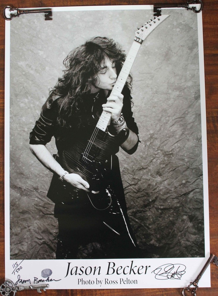 LIMITED Edition SIGNED and NUMBERED Guitar Kiss Poster 24x17Inches