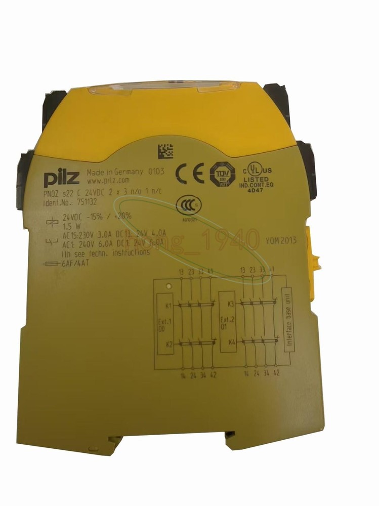 One New PILZ PNOZ s22 C 24VDC Safety Relay 751132