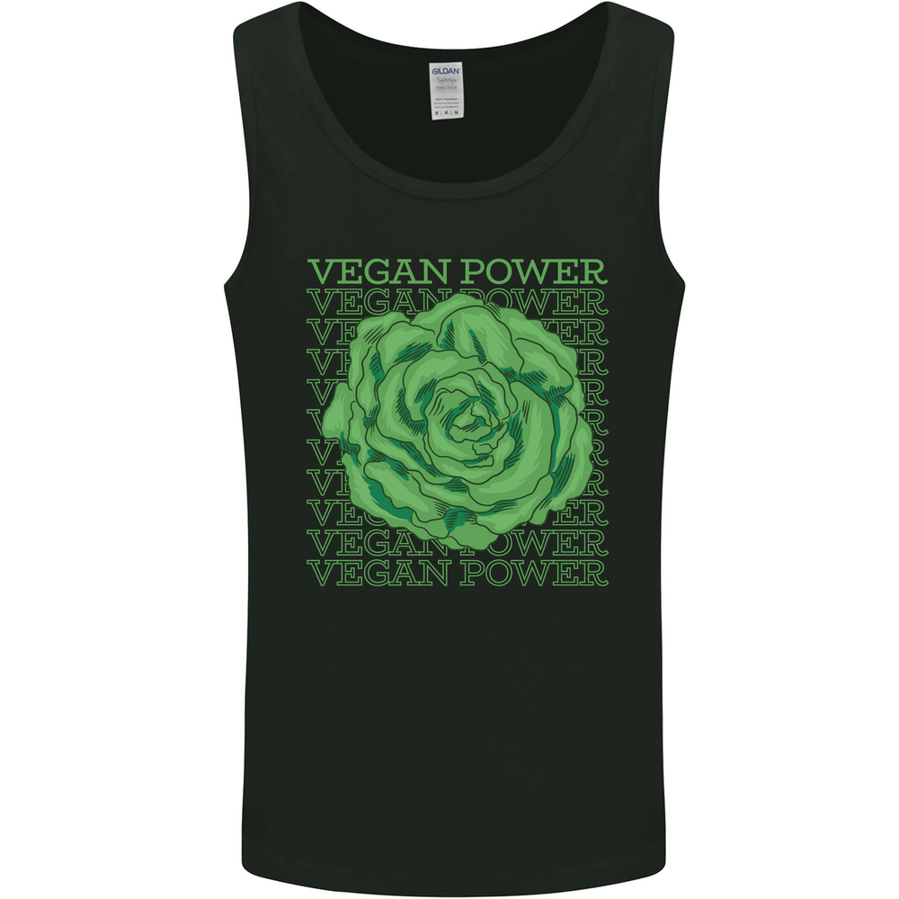 Vegan Power Mens Vest Tank Top