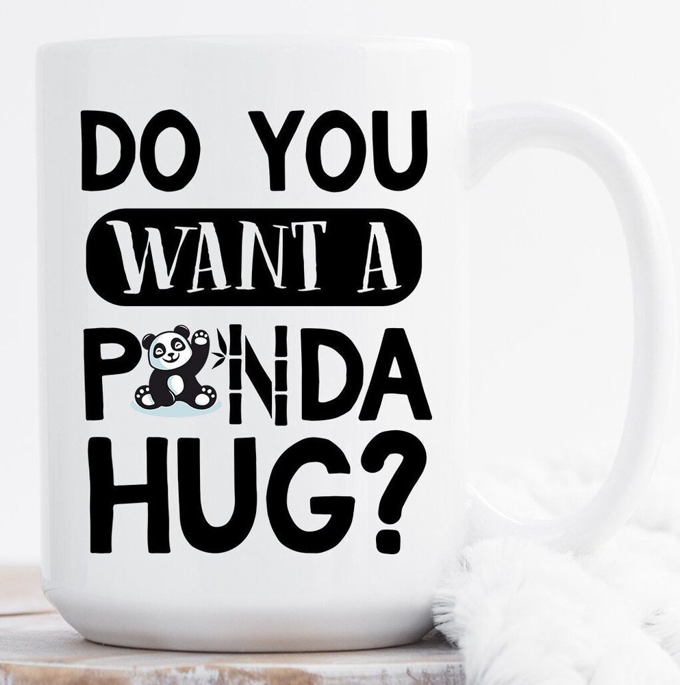 Panda Hug Mug Coffee Cup Gift for Panda Lovers