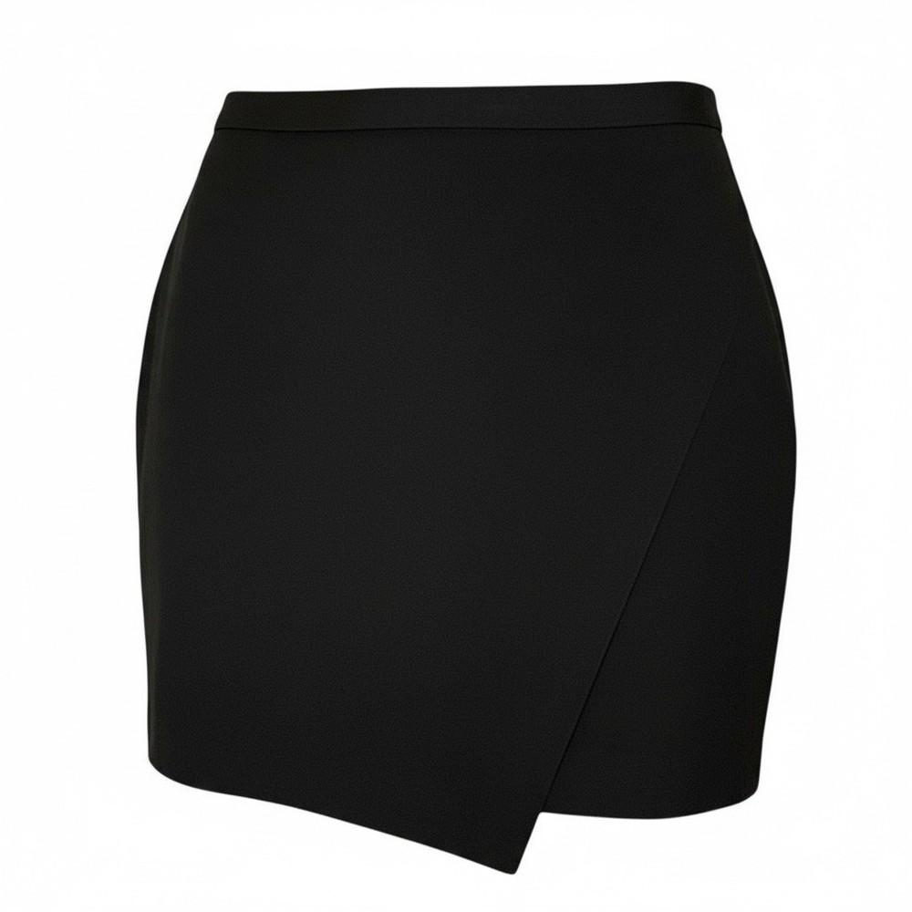 Banana Republic Women’s Asymmetric Pencil Mini Skirt Size 0P Black