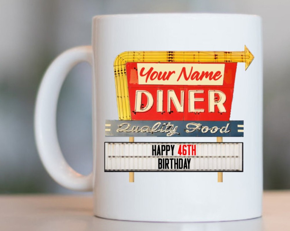 46th Birthday Gift For Women And Men 46th Birthday Mug 46 Year Old Birthday