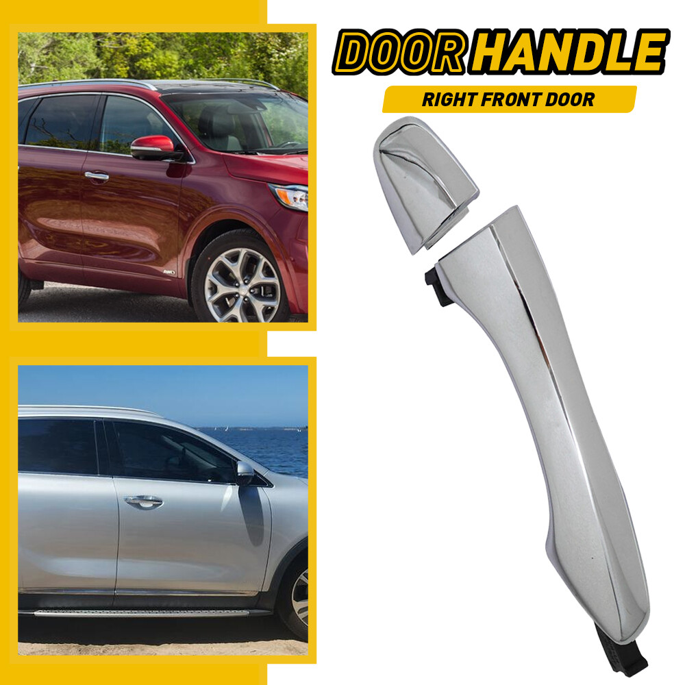 Chrome Outside Door Handle Front RH Passenger For 2016-20 Kia Sorento 82661C5010