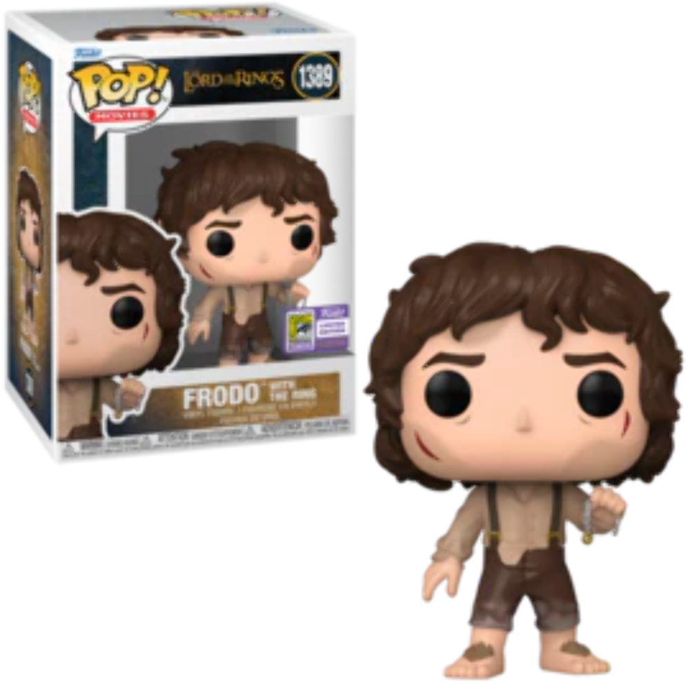 Funko POP! Movies: The Lord of The Rings - Frodo w/ The Ring (2023 SDCC)(Damaged