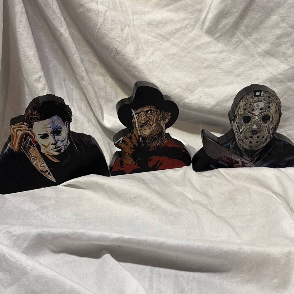 Jason Voorhees, Micheal Myers, Freddie Krueger, Halloween Decorations Spooky (VJ