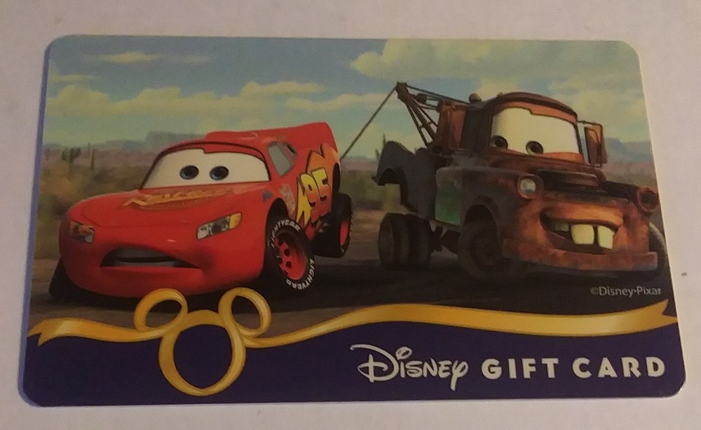 Disney Cars Land McQueen and Mater Gift Card No Value Included-image