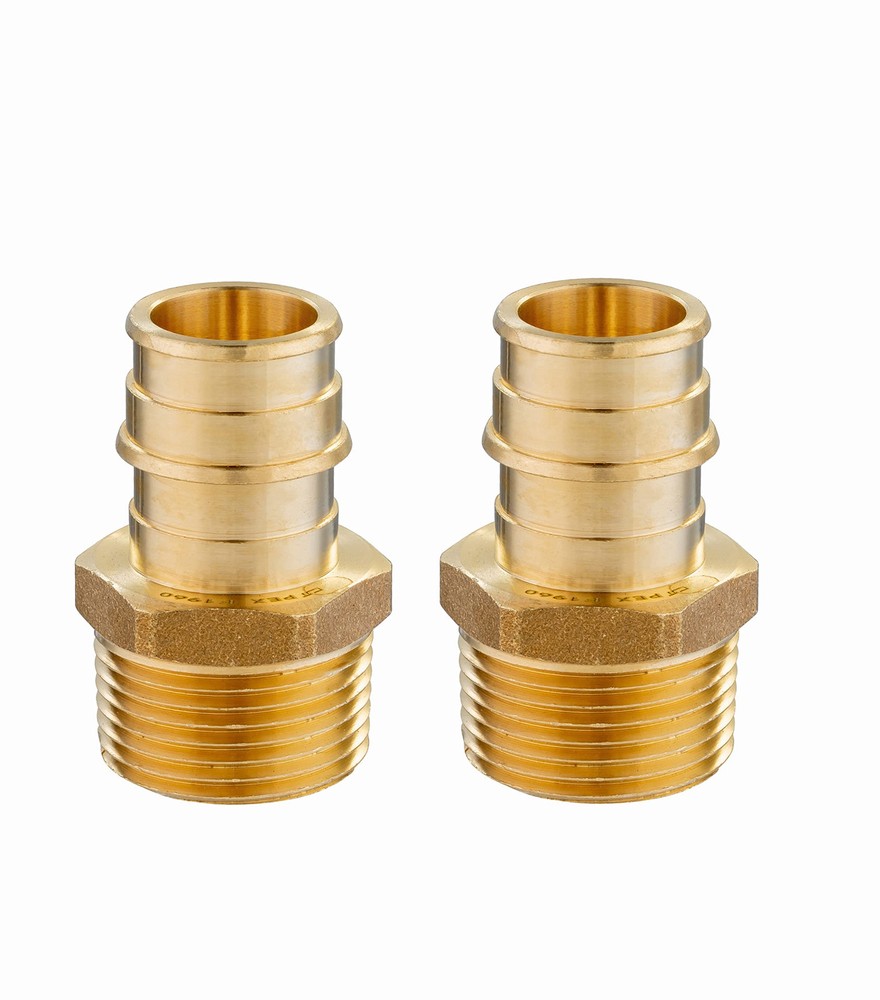 (Pack of 2) EFIELD Pex A Full Flow Expansion Brass Fittings 1