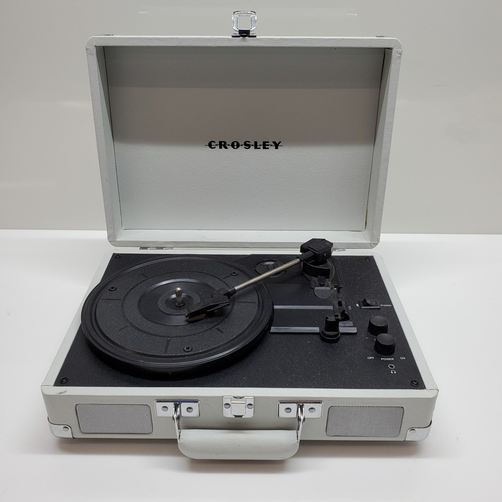 Crosley Grey Suitcase Record Vinyl Player