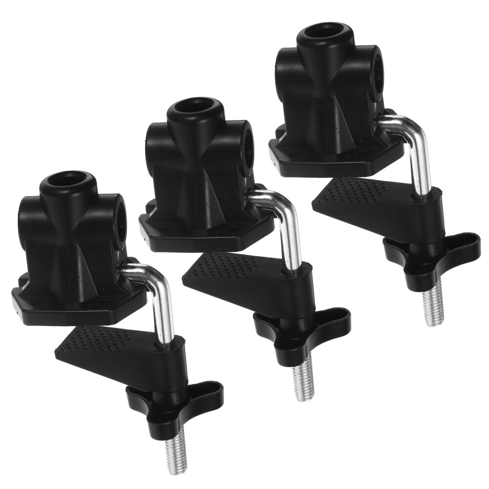 3PCS Table Lamp Clips Desk Lamp Holder Fixed Base Live Swing Arm Bottom Clip