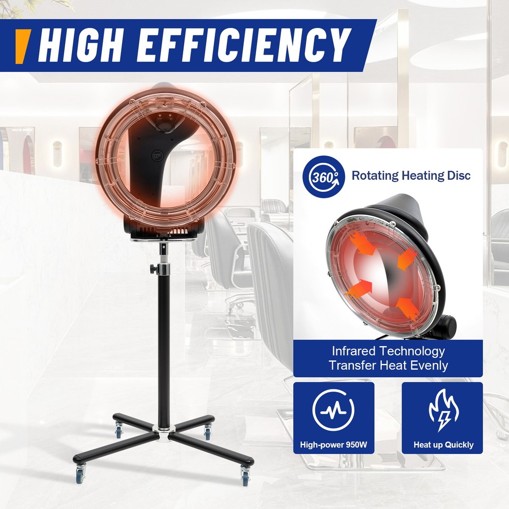 3 In 1 Hair Dryer Roller Ball Climazone Infrared Color Processor Salon Perming