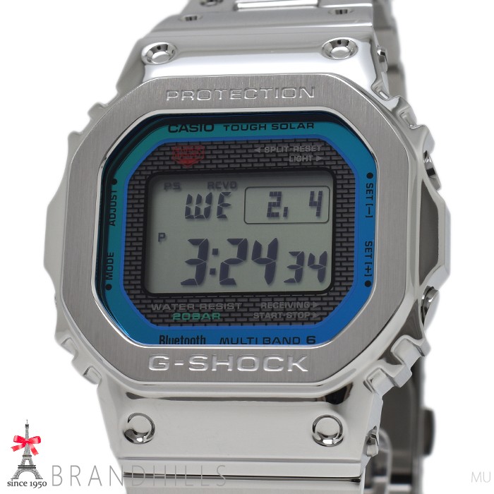 CASIO G SHOCK Full Metal 5000 Series Solar Radio Wave Mobile Link Digital SS GMW